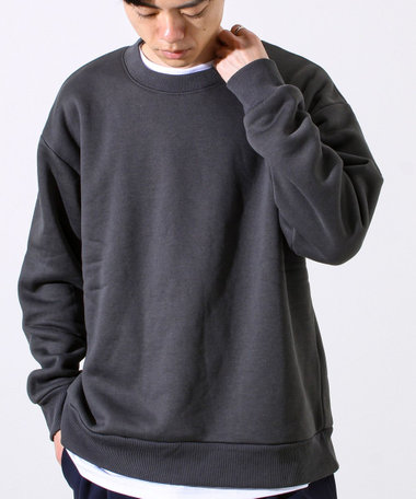 【カルボアシリーズ】UNISEX ワイドクルーネックスウェット