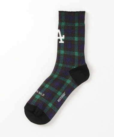 ［WEB限定 SPECIAL PRICE！］【ROSTER SOX/ロスターソックス】MLB CHECK SOCKS ソックス