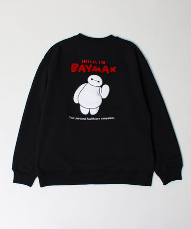 【BAYMAX/ベイマックス】サガラ刺繍クルースウェット 裏起毛