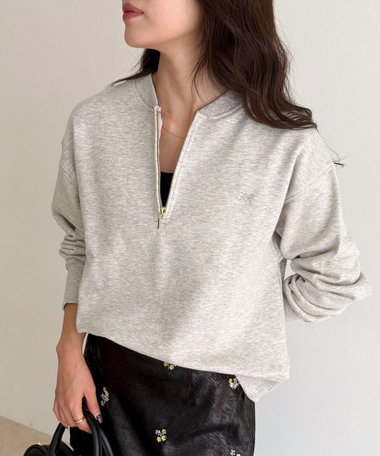 ［WEB限定 SPECIAL PRICE！］ハーフジップ裏毛スウェット