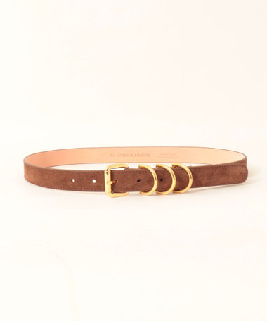 【ATELIER AMBOISE/アトリエアンボワーズ】トリプルリングベルト