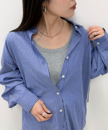 【完売カラー再追加！】ラメリブタンクトップ