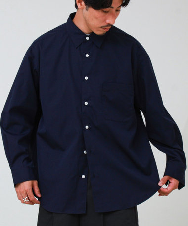 【上品なツヤ感と極上の着心地】supima cotton/スーピマコットン ロングスリーブシャツ