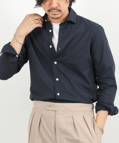 《ビジカジ対応》カッタウェイシャツ 26SS