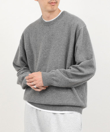 【BATONER/バトナー】INNOCENT CASHMERE CN イノセントカシミヤ クルーネックニット 26AW
