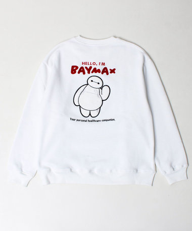 【BAYMAX/ベイマックス】サガラ刺繍クルースウェット 裏起毛