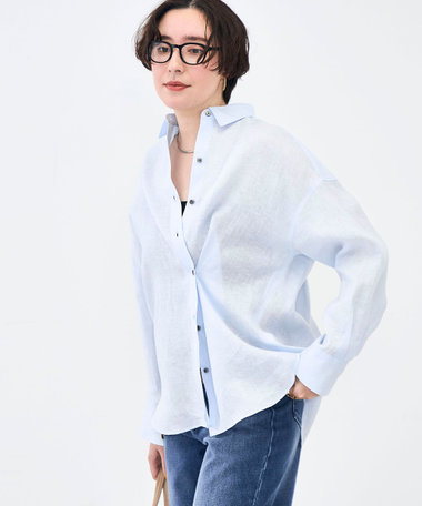 MY STANDARD マルチWAYリネンシャツ