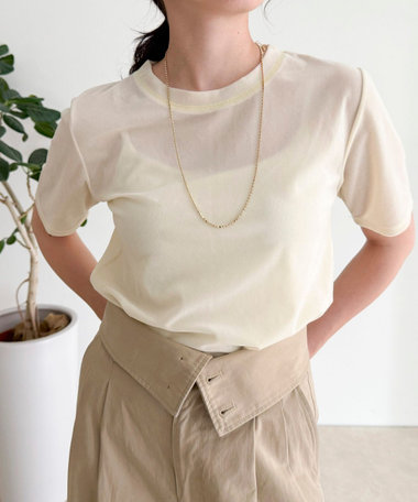 ベロア半袖Tシャツ