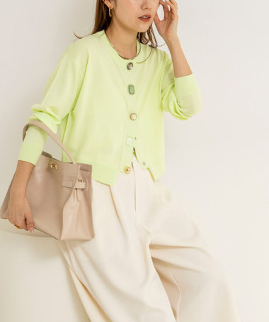 《手洗い可能》ランダムビジューカーディガン