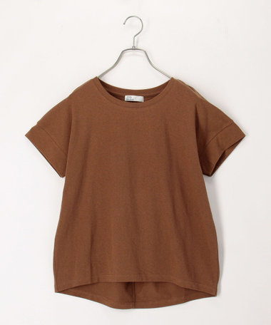 ドライタッチ天竺袖口ダブルTee