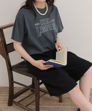 アウトラインロゴＴシャツ