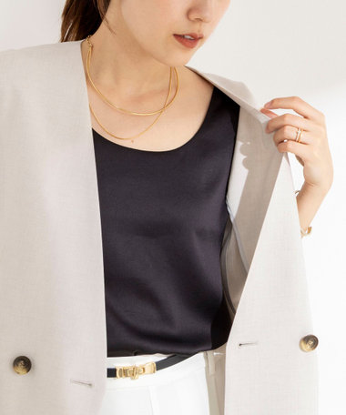 12D677-7 Chloé クロエ ノースリーブ タンクトップ トップス Chloe（クロエ） トップス ノースリーブ ラッフル トップス