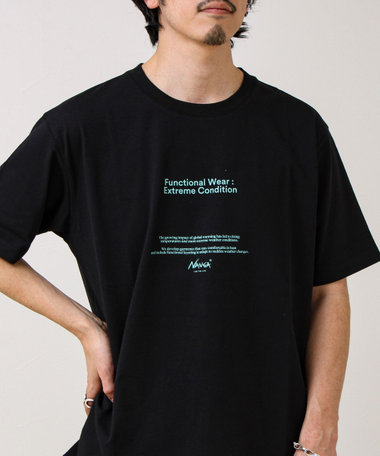 【NANGA×GLOSTER】別注3 Frontprint Tee