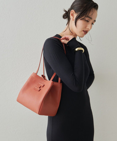 【美品】NOLLEY'S 牛革バッグ（ダークブラウン） 美品】NOLLEY´S 牛革バッグ（ダークブラウン）