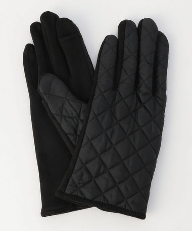 ［WEB限定 SPECIAL SALE！］【ATELIER BRUGGE/アトリエブルージュ】ダイヤキルトグローブ