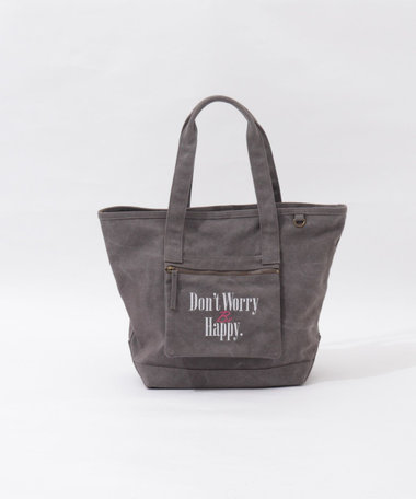 キャンバスロゴ刺繍トートバッグ