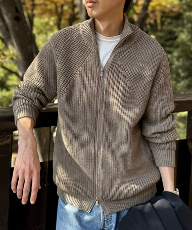 【BATONER/バトナー】SIGNATURE DRIVERS KNIT