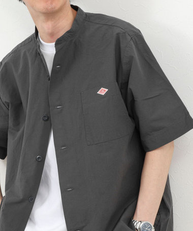 【DANTON/ダントン】BAND COLLAR SHIRT SS 26SS（DT-JD3788 SCL）
