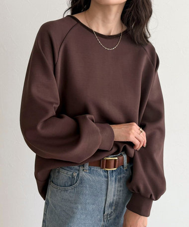 R/Tダンボールラグランプルオーバー