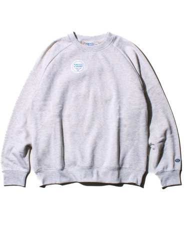 【カラバリ豊富/UNISEX/高コスパ】【DISCUS】身頃裏ボアクルートレーナー