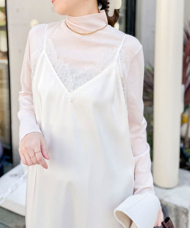 《手洗い可能》18Gウール100%ハイネックプルオーバー