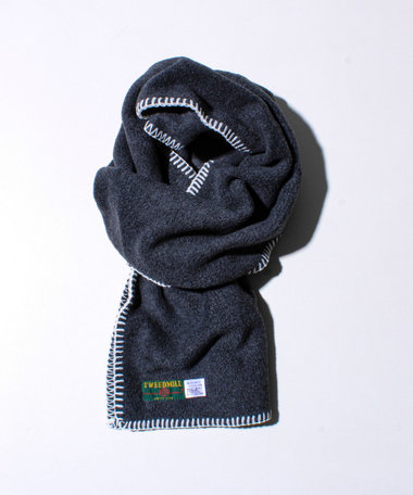 ［WEB限定 SPECIAL PRICE！］【GLOSTER別注】【TWEEDMILL】ブランケットステッチフリーススカーフ