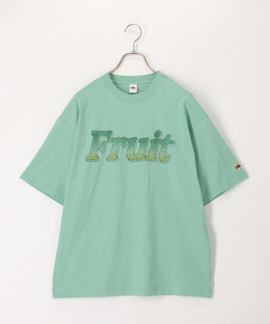 【FRUIT OF THE LOOM】19/-スラブ天竺FruitロゴＴ