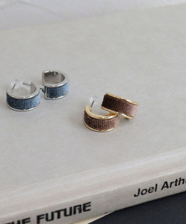 ベロアリングピアス