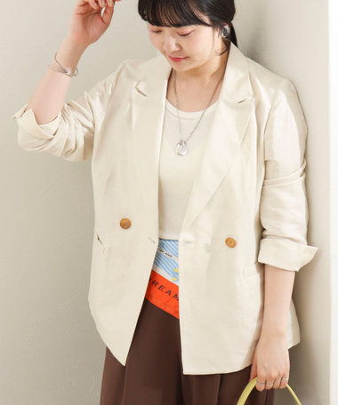 リュクス麻混ジャケット