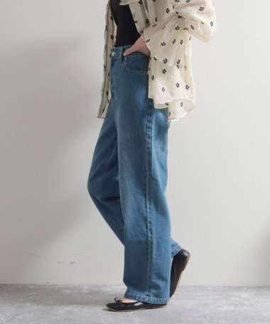 ストレートデニムパンツ【ネームパッチなし】