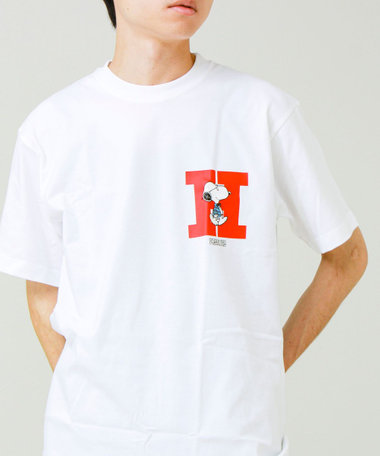 PEANUTS×BEEFY-T クルーネックTシャツ