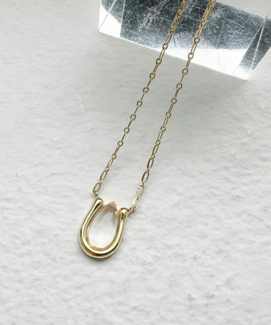 ドロップチューリップネックレス