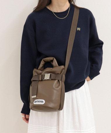 【OUTDOOR PRODUCTS】合皮2wayベルトトートバッグSS