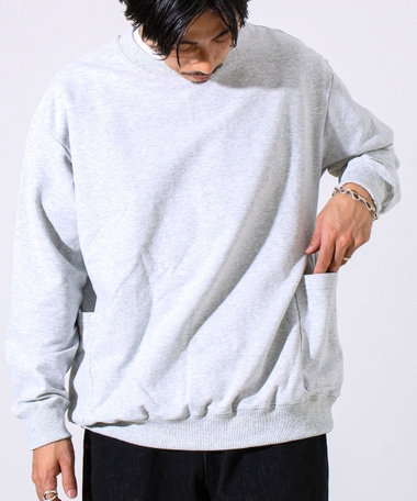 【ディテールで差がつく】バックステッチサイドポケットスウェット