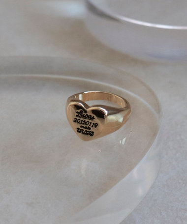 メッセージハートリング