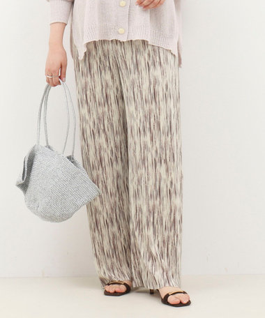 ［WEB限定 SPECIAL PRICE！］楊柳プリーツ柄パンツ