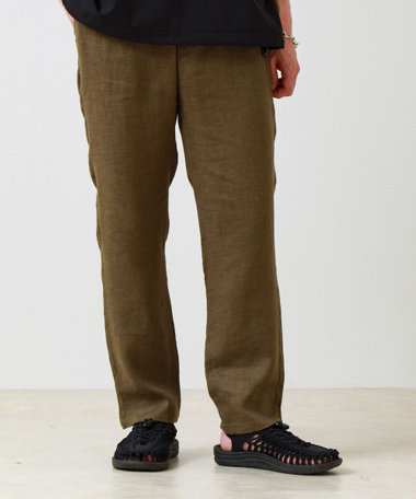 【リネン100％/夏の定番】リネンイージーパンツ
