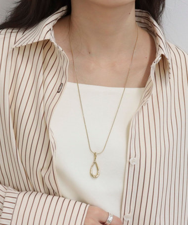 ステンレスドロップトップネックレス