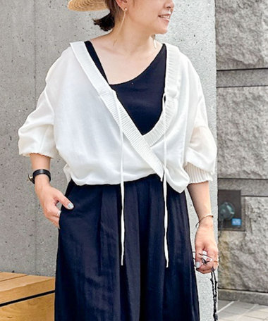 ノーリーズ　リエミラー　ペプラムデニムブラウス リエミラー Rie Miller 【RM denim】ペプラムジレデニムブラウス