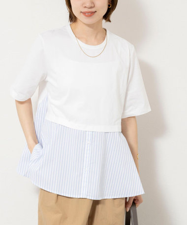 【TRRAZZO DONNA/トラッゾドンナ】Docking Flare Top