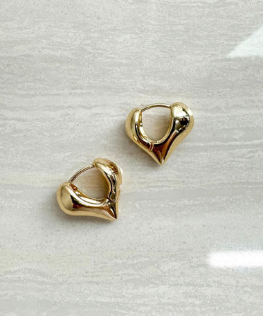 ぷくハートワンタッチピアス