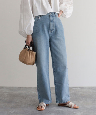 ストレートデニムパンツ【ネームパッチなし】