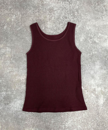 ニットライクテレコタンクトップ