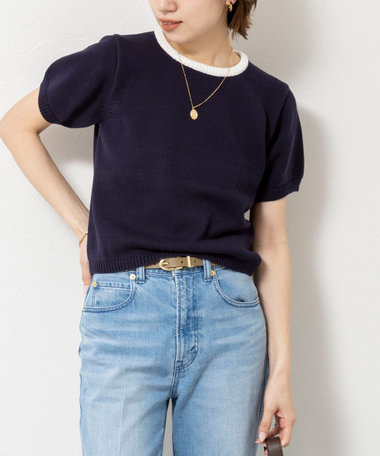 【PROTAGONISTA/プロタゴニスタ】ショートニットプルオーバー