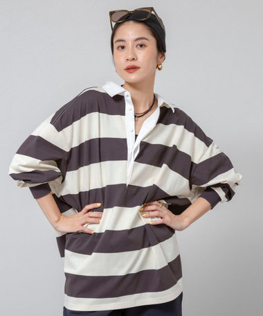 【MAQWEL/マクウェル】ウォッシャブルBIGラガーシャツ