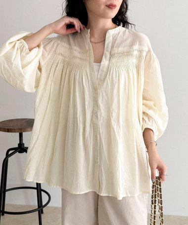 【送料込】新品未使用⭐︎ビースリー　 Aラインブラウス　Lサイズ ブラウス｜トップス｜NOLLEY'S MALL（ノーリーズ モール）