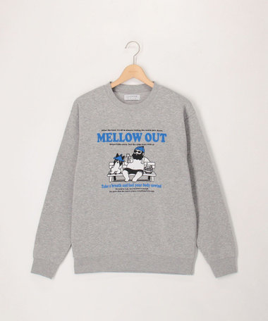【MELLOW OUT】T/C裏起毛　クルーネックスウェット