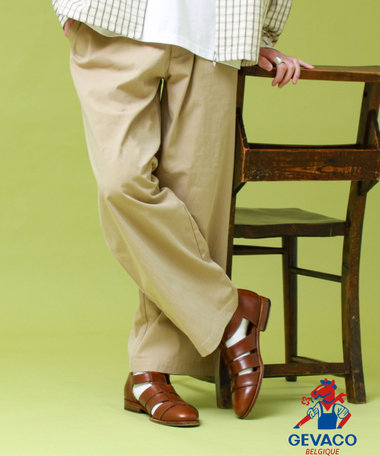 【GEVACO/ゲバコ】コットンナイロンイージーパンツ