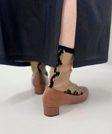 【ATELIER st eustache/アトリエセントオスタシュ】CARNAVAL FRANGIAシアーソックス