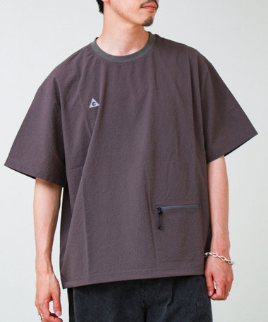【GERRY/ジェリー】Seersucker Vent Mesh S/S PO Shirt